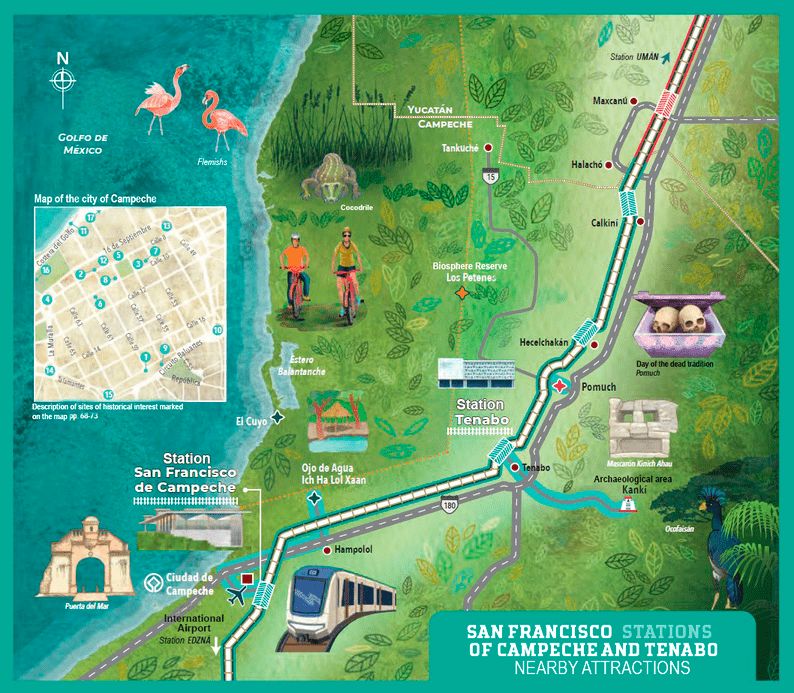 Campeche Station Mayan Fly Fishing Train