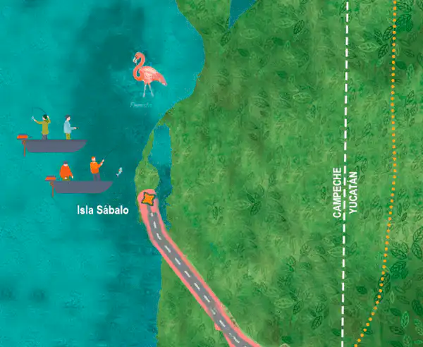 The mayan fly fishin train - tarpoon island station