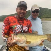 beautiful black bass catch at baccarac lake