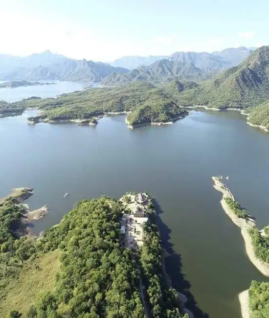 Beautiful aereal view of Lake Huites 2