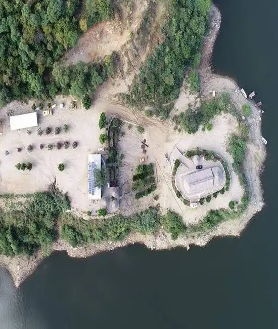 Aereal view Lake Huites