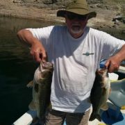 double black bass catch at Lake Aguamilpa