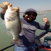 Another great black bass catch at Lake el Cuchillo