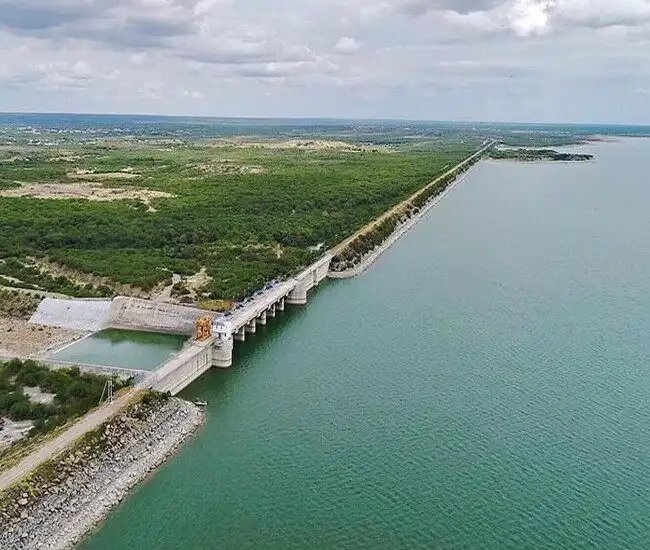 Areal view Lake el Cuchillo