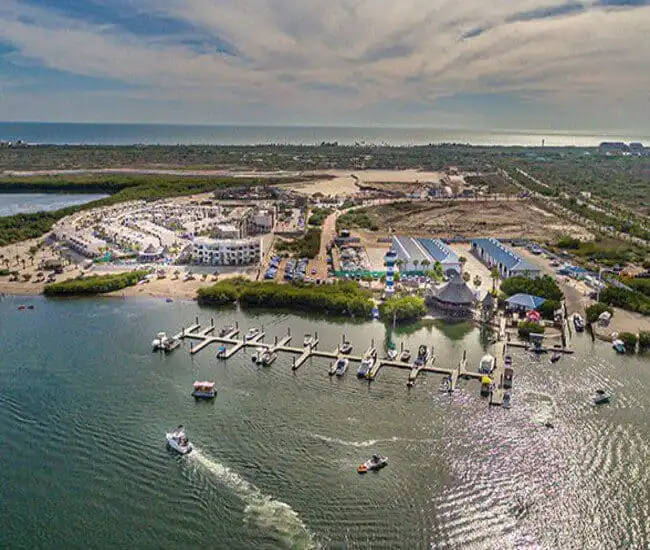 gorgeous altata bay aereal view