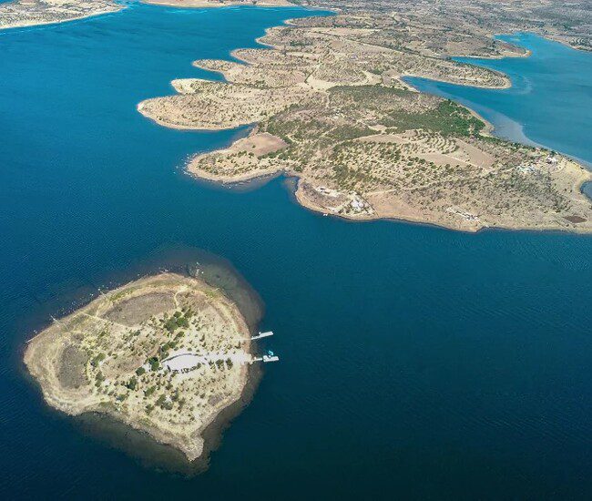 cristo roto aereal view