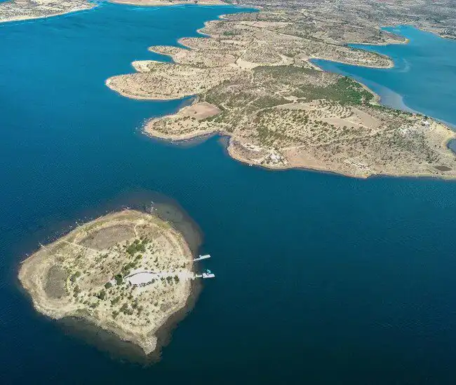 cristo roto aereal view