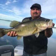 beautiful black bass catch at Lake Mahone