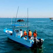 Embacacion Mahi para pesca de altamar en Mazatlan Sinaloa Mexico