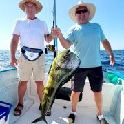 Great dorado catch with friends at Ensenada de los Muertos