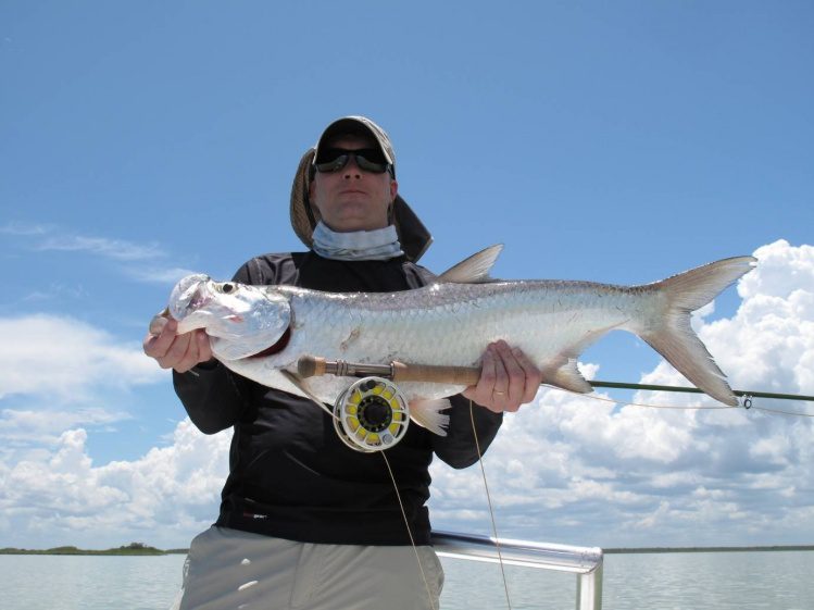 Angler fishing in Boca Paila