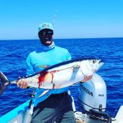 Angler’s triumphant tuna catch