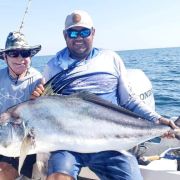 Massive roosterfish catch at Bahia de los Sueños
