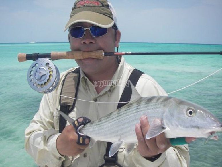 Fly fishing in Tulum’s Boca Paila
