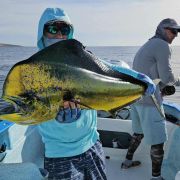 Duo lands dorado catch together at Ensenada de los Muertos