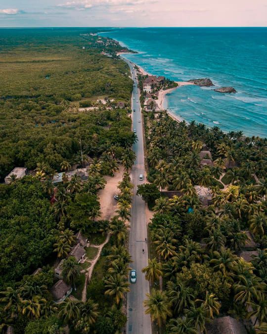 Scenic drive to Boca Paila’s fishing spots.