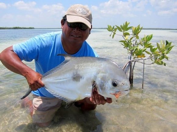 Amazing permit catch at Boca Paila