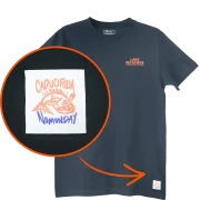 Blue Nomonday Logo Detail